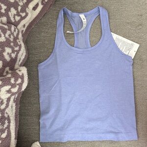 NWT LULULEMON SWIFTLY TECH RACERBACK TANK TOP 2.0* WAIST LENGTH Serene Blue